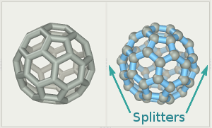 Molecular two-cameras modeling